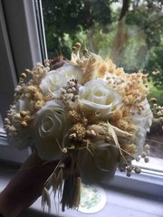 Bride Bouquet And Groom Boutonniere Bridesmaid Throwing Bouquet 2022 Marriage