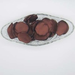 50 Brown Satin Flower Petals For Wedding Decor