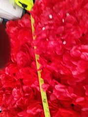 Red Rose Artificial Flower Panels Wedding Party Wall Decor Photo Background