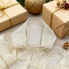 DIY Chiffon Rose Petals with Glistening Gold Edges, 100Pcs Half-Finished. Craft