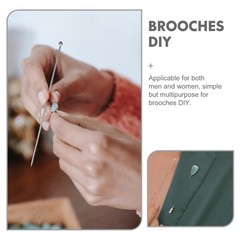 20PCS Pin Stick Metal Safety Brooch Pin Collar Clip Pin Clutches Stick Brooches