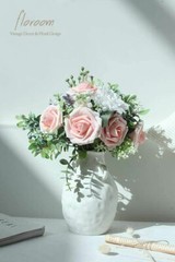 25/50x Artificial Fake Plant Bunch Rose Flowers Bouquet Home Decor Wedding Party