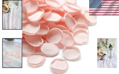 Blush Silk Rose Petals – 300 Count Wedding Decor