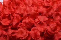 ~1400pcs Rose Petals Artificial Flower Petal Wedding Party Decoration – Red