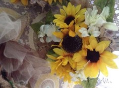 wedding flower bouquets bridal decorations sunflowers or your choice
