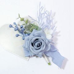 4 PCS Corsage and Boutonniere Set Wrist Flower Accessories Q8E79868