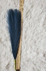 Beautiful 100% Handmade Blue Pampas Grass Set of 8 Individual Picks 17″ Tall