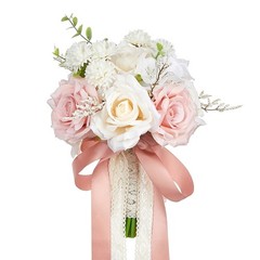 Artificial Flower Bride Bouquet Simulation Handheld Flower for Wedding Event