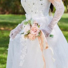 Artificial Flower Bridal Bouquets for Wedding, Ceremony, Anniversary, Valentines