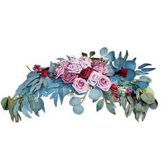 Lings Moments Wedding Arch Flowers (2 Piece) includes 4 clips