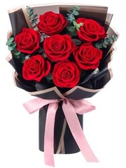 Flower Bouquet Flowers for Delivery Prime 7-Piece Preserved Roses Bouquet