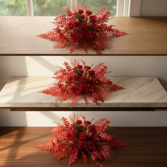 Flowers Artificial Flowers for Outdoors, Thicket Faux Arrangement