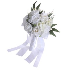 Elegant Silk Bridal Bouquet Wedding Party Decoration Ceremony Handheld Flower