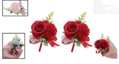 Timeless Handcrafted Rose Boutonnieres & Wrist Corsages for Weddings & Proms
