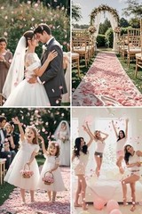 200pcs Dusty Pink Rose Petals for Weddings, Flower Girl Baskets, Aisle Decor, Pa