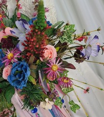 Bohemian Dreams Wildflower Faux Silk Wedding Bouquet