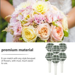 6pcs Wedding Flower Bouquet Holders for Arrangement and Support