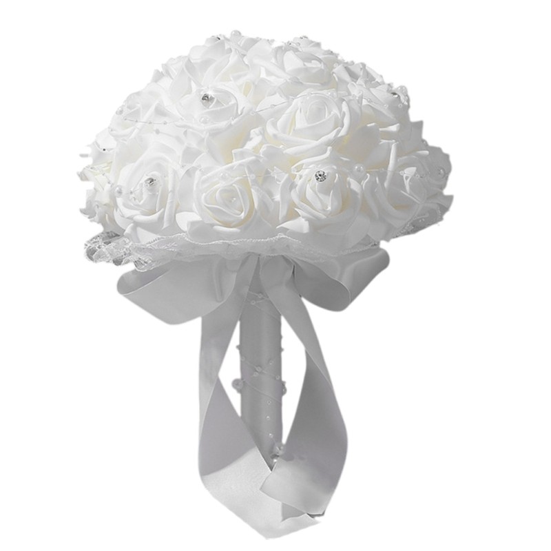 Modern Rose Bouquet for Bride Bridal Holding Flowers Wedding Photo Props