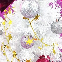 5 Rolls 130 Ft Gold Tinsel Stars Brace Star 26 Foot (Pack of 2),