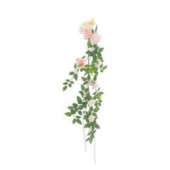 10 Pieces Wedding Chair DIY Decorations, Wedding Aisle Floral Artificial Flowers
