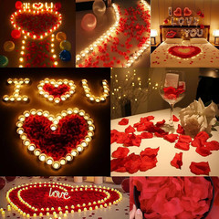 4500PCS Red Rose Petals, Artificial Flower Petals Fake Rose Petals for Romantic