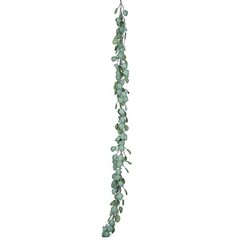 6.5 ft long Frosted Green Artificial Eucalyptus Leaves Vine Garland Decorations