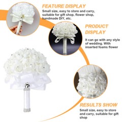 1PC Artificial Flower Bouquet Wedding Hand Bouquet Wedding Bouquet for Bride