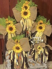 Wedding Bridal Bouquet Sunflower Set