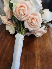 Wedding Bouquet W/vintage Broaches