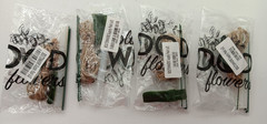 SOLA WOOD FLOWERS BOUTONNIERE BOUQUET ASSORTMENT | NO BARK