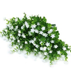24 Bundles Outdoor Artificial Fake Flowers UV Resistant No Fade Boxwood Faux …