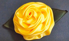 Very Nice Yellow Flower Silk Corsage