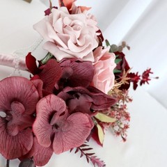 Simulation Rose Bride Wedding Bouquet Wedding Party Decorations for Ceremony