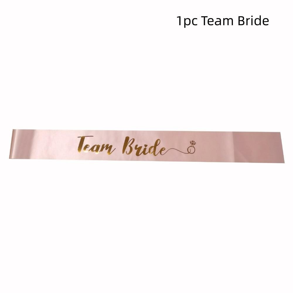 Rose Gold Bride To Be Satin Sash Bachelorette Hen Party Wedding Bridal Shower De