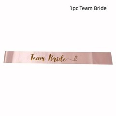 Rose Gold Bride To Be Satin Sash Bachelorette Hen Party Wedding Bridal Shower De