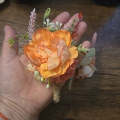 New Set Of 2 Wrist Corsage and Boutonniere Set for Wedding Prom Party Homecoming