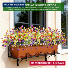 TURNMEON 20 Bundles Calla Lily (400 Heads) Artificial Flowers for Outdoors, Fake