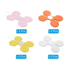 12Pcs 9.8ft Four-Leaf Paper Flower Garland Hanging Streamer Orange Theme 4 Color