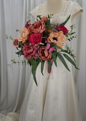 Flutterby Butterflies Faux Silk Wedding Bouquet