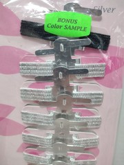 40 Wrist Corsage Silver Elastic Wristlets to Make Corsage, Lady Fair, 2- 20-Card