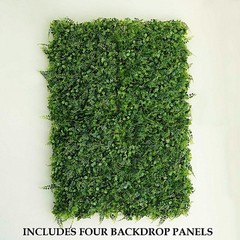 22 sq ft Green WALL PANELS Boxwood Fern UV Protected Backdrop Wedding Party SALE