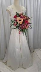 Flutterby Butterflies Faux Silk Wedding Bouquet