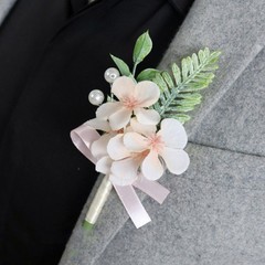 Nature Greenery Corsage Daily Wear Flower Pin Stylish Artificial Plant Lapel