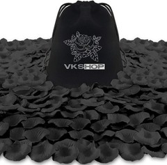 4500 Black Rose Petals for Romantic Weddings & Valentine’s Celebrations