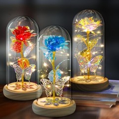 Eternal Rose Flower LED Enchanted Galaxy Rose LED Light Valentine’s Gift For Her