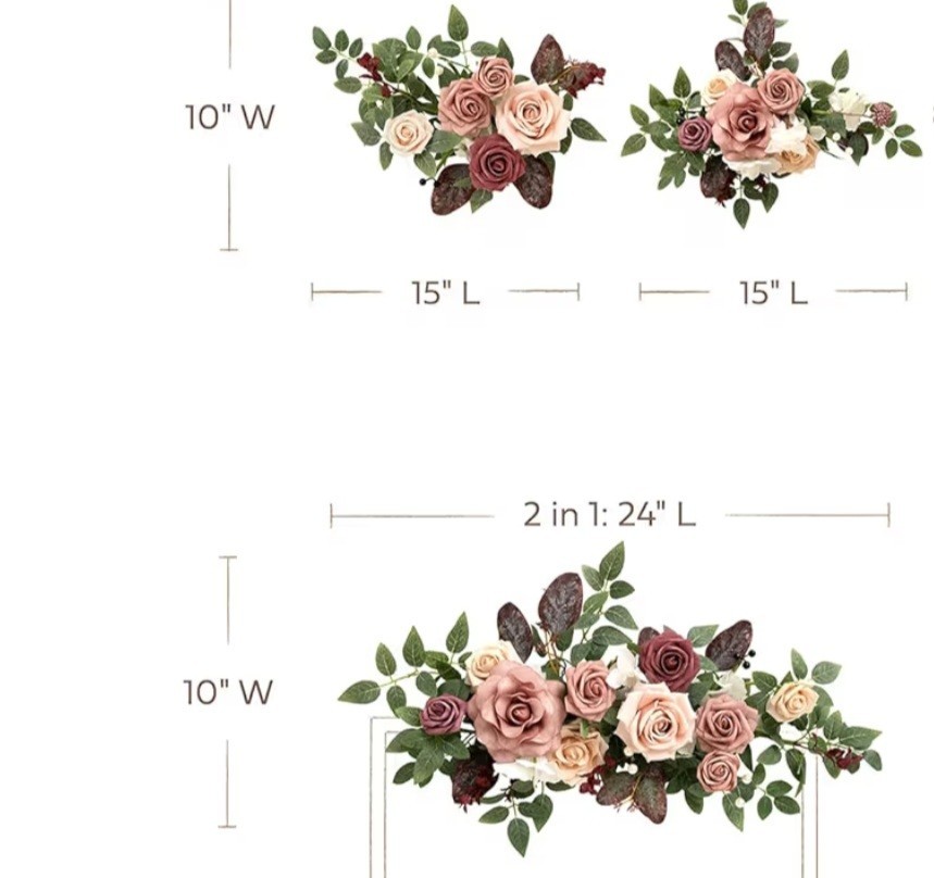 Wedding Floral Swags