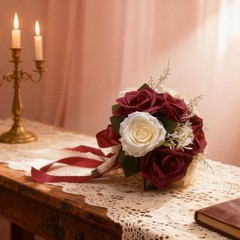Artificial Flower Wedding Bouquet Bridal Bouquet For Outdoor Indoor Decoration