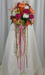 Bright and Beautiful Garden Boho Silk Wedding Bouquet