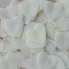 2000 IVORY HEART PETALS Wedding Party Decorations Supplies WHOLESALE SALE