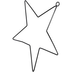 Stylish Star Wire Wreath Enhance Your DIY Skills with this Iron Frame Prop